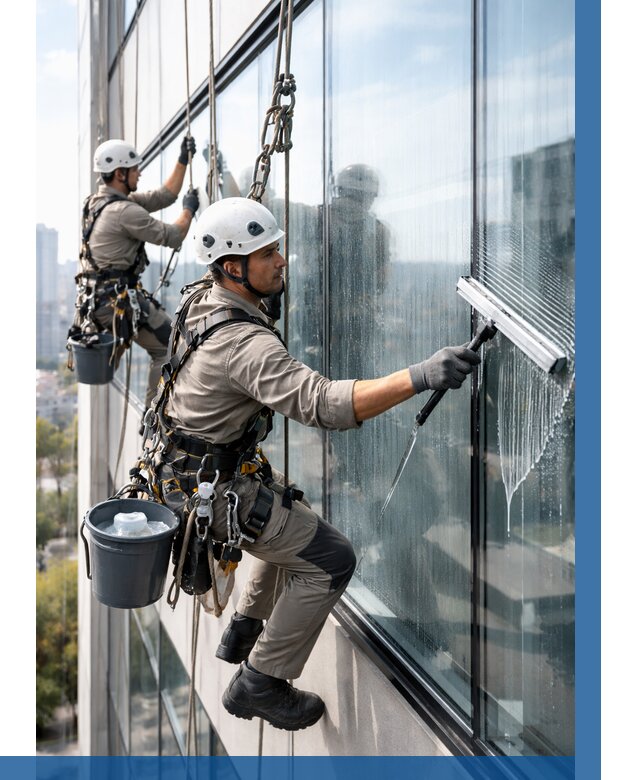 Мойка окон альпинистами в Петропавловске-Камчатском от 4662 р. | ВЫСОТНИК-Птк