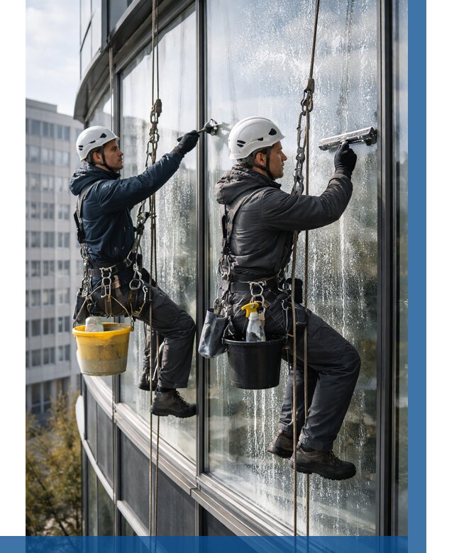 Мойка панорамных окон в Петропавловске-Камчатском от 363 р. заказать у ВЫСОТНИК-Птк