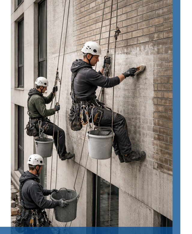 Удаление высолов с фасада в Петропавловске-Камчатском от 259 р. | ВЫСОТНИК-Птк