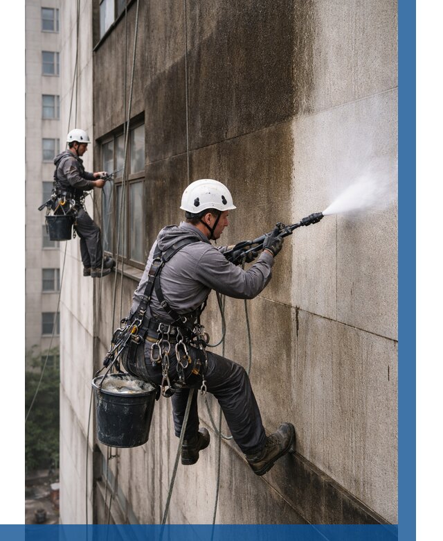 Очистка фасада от копоти в Петропавловске-Камчатском от 259 р. | ВЫСОТНИК-Птк