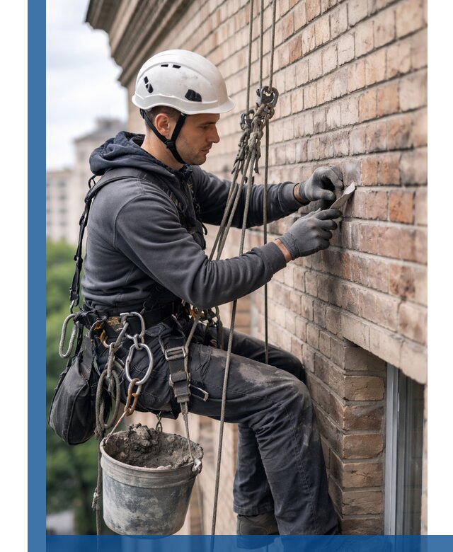 Качественный ремонт кирпичной кладки фасада в Петропавловске-Камчатском с гарантией