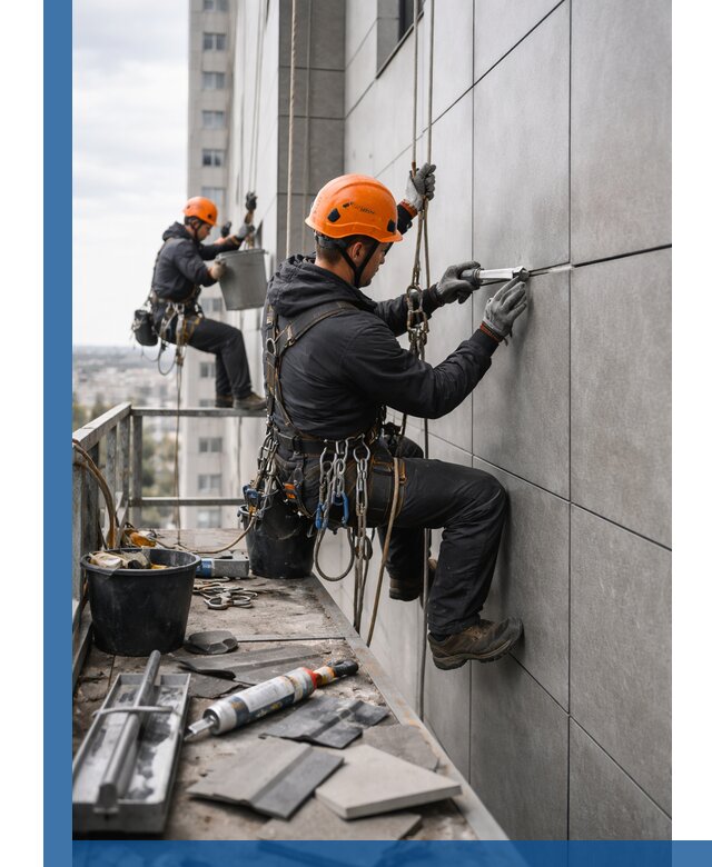 Профессиональный ремонт фасада из керамогранита в Петропавловске-Камчатском