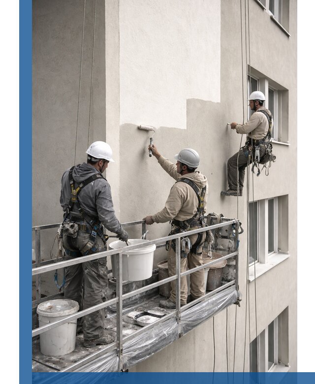 Покраска оштукатуренного фасада в Петропавловске-Камчатском под ключ с гарантией