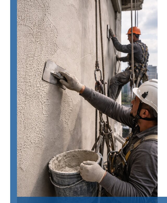 Декоративная штукатурка фасада с утеплением и защитой в Петропавловске-Камчатском