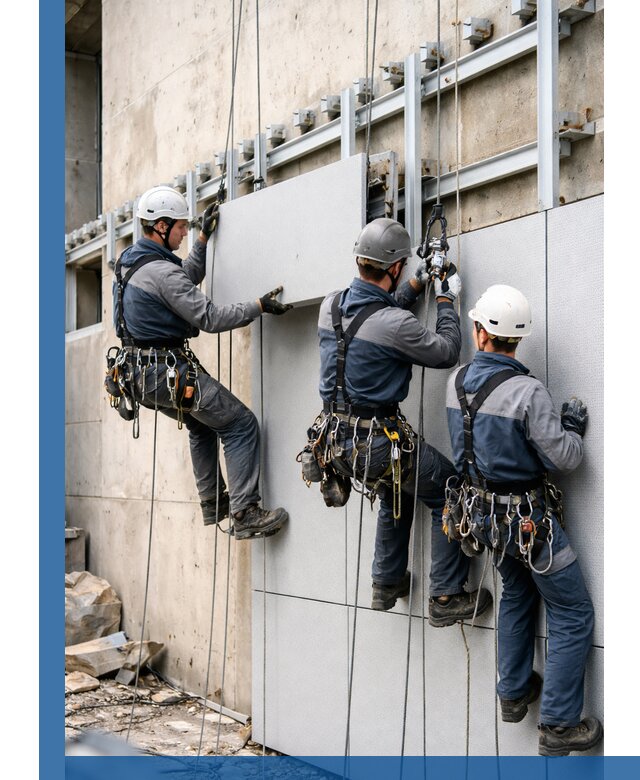 Монтаж вентилируемого фасада в Петропавловске-Камчатском под ключ с гарантией качества