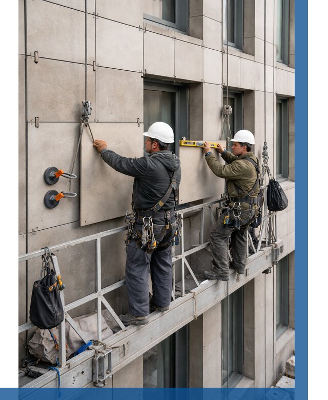 Монтаж керамогранита на фасад в Петропавловске-Камчатском от 2590 р. | ВЫСОТНИК-Птк