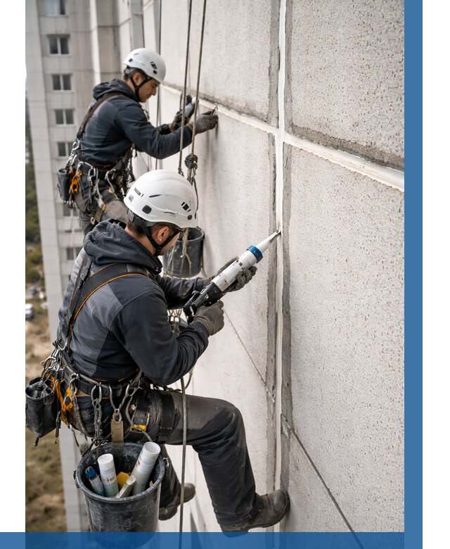 Герметизация межпанельных швов в Петропавловске-Камчатском от 725 р. | ВЫСОТНИК-Птк