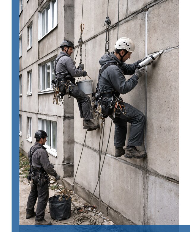 Герметизация межпанельных швов в Петропавловске-Камчатском с гарантией герметичности