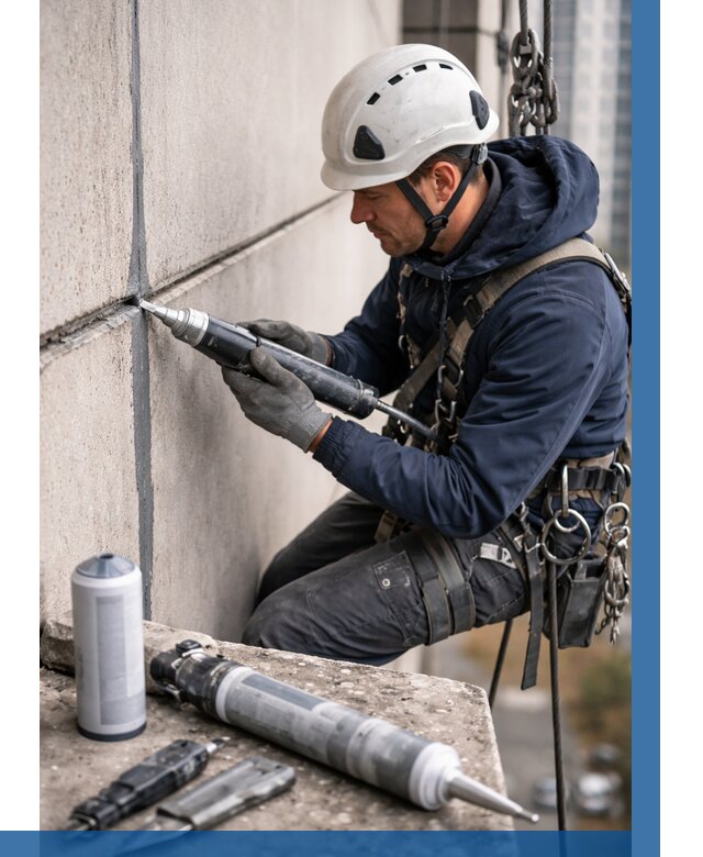 Вторичная герметизация швов в Петропавловске-Камчатском от 466 р. | ВЫСОТНИК-Птк