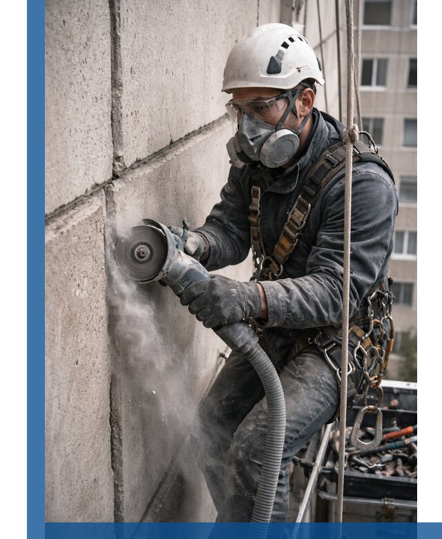 Штробление межпанельных швов в Петропавловске-Камчатском качественно и быстро