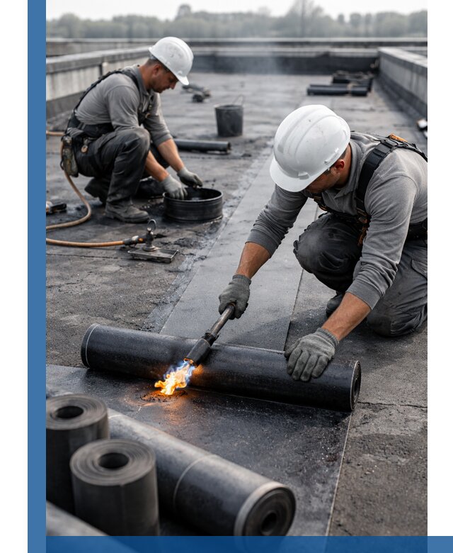 Ремонт рулонной кровли в Петропавловске-Камчатском герметизация и восстановление