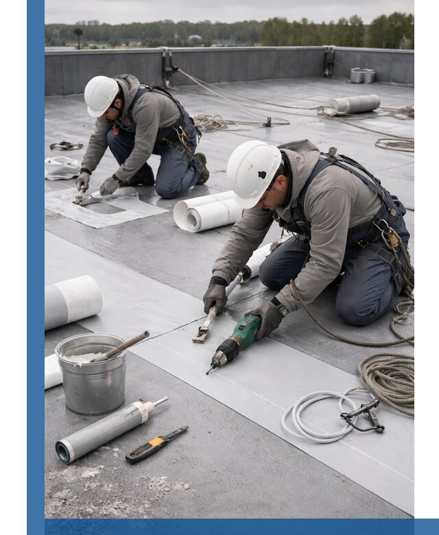 Ремонт мембранной кровли в Петропавловске-Камчатском качественно и с гарантией