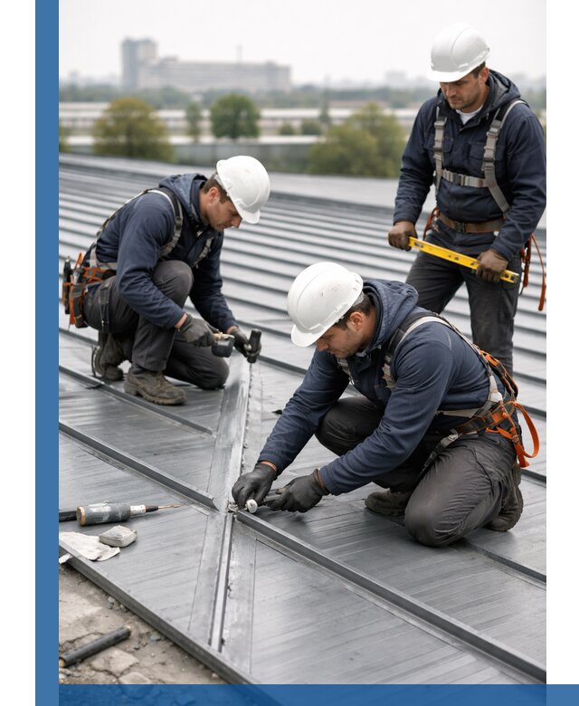 Ремонт фальцевой кровли в Петропавловске-Камчатском срочно и качественно