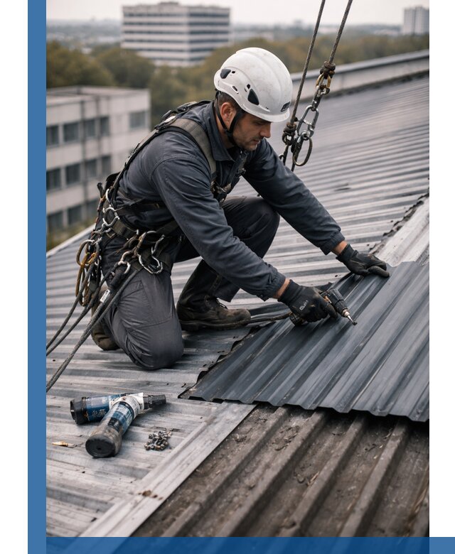 Ремонт профнастила на кровле в Петропавловске-Камчатском, работы под ключ