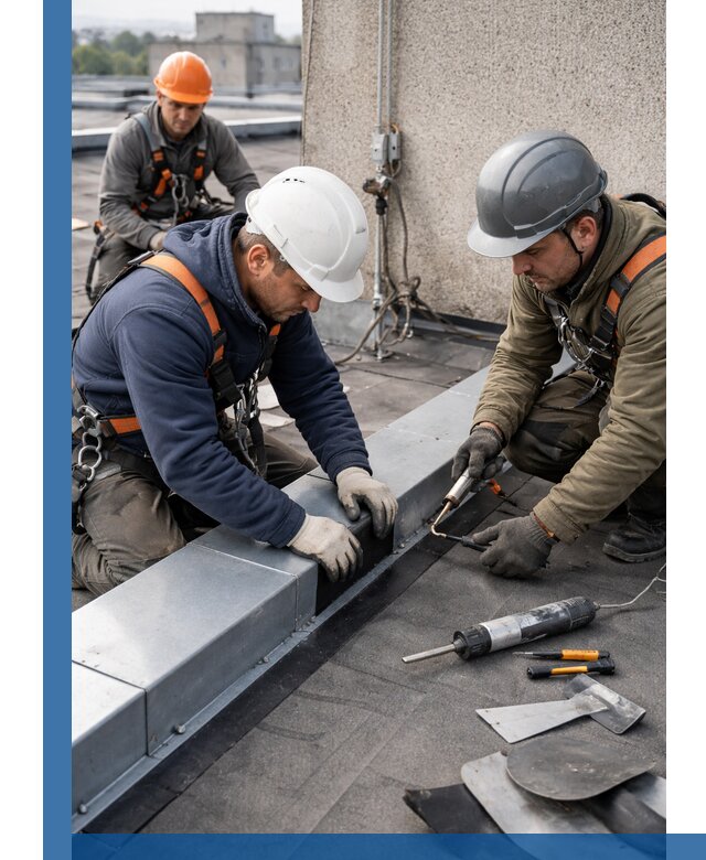 Ремонт кровельных примыканий в Петропавловске-Камчатском профессионально