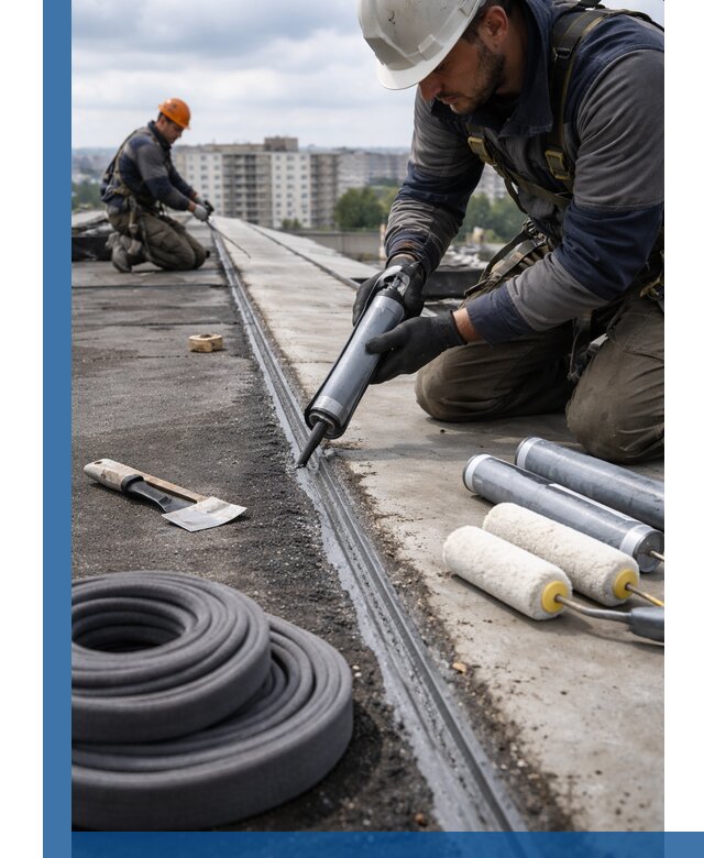 Герметизация швов кровли в Петропавловске-Камчатском с гарантией герметичности