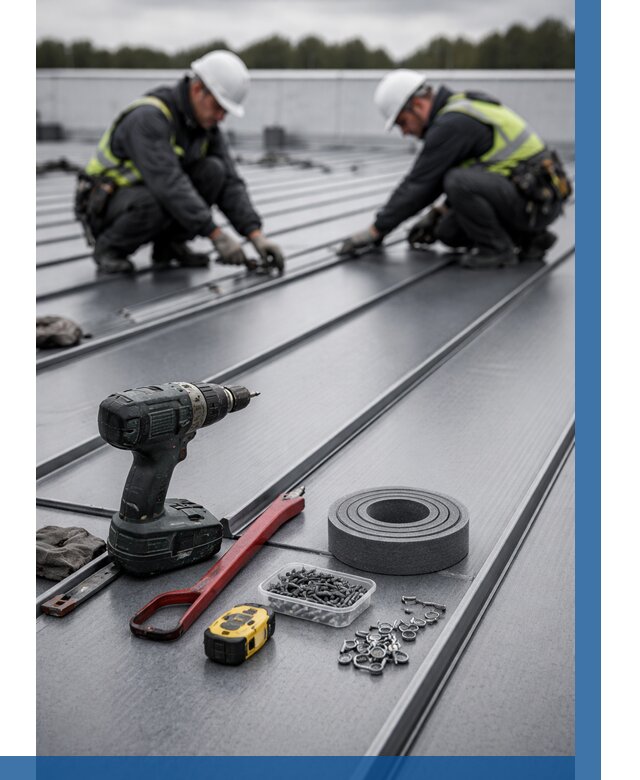 Монтаж фальцевой кровли в Петропавловске-Камчатском от 1865 р. | ВЫСОТНИК-Птк