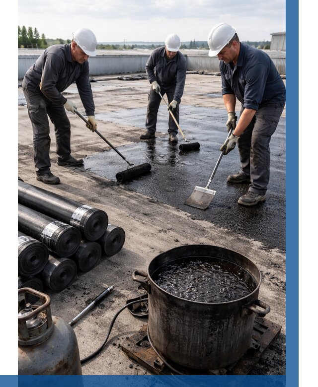 Гидроизоляция кровли мастикой в Петропавловске-Камчатском от 622 р. | ВЫСОТНИК-Птк