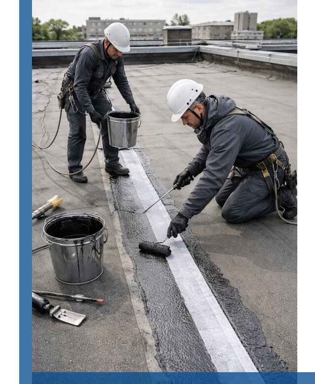 Гидроизоляция кровли мастикой в Петропавловске-Камчатском надежная защита