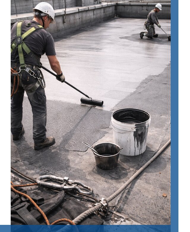 Гидроизоляция кровли жидкой резиной в Петропавловске-Камчатском от 518 р. | ВЫСОТНИК-Птк