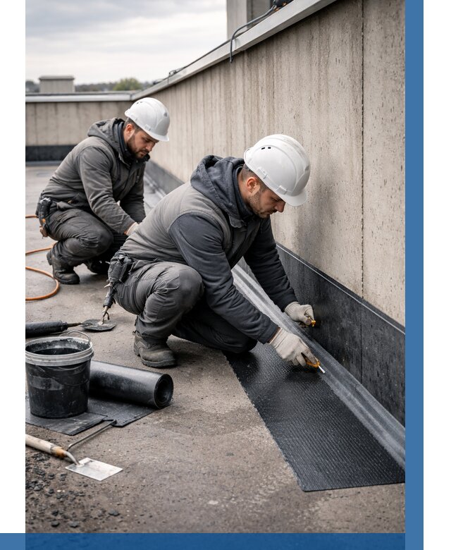 Гидроизоляция примыканий на кровле в Петропавловске-Камчатском от 932 р. | ВЫСОТНИК-Птк