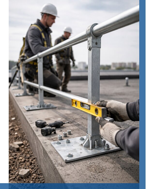 Монтаж кровельного ограждения в Петропавловске-Камчатском от 1243 р. | ВЫСОТНИК-Птк