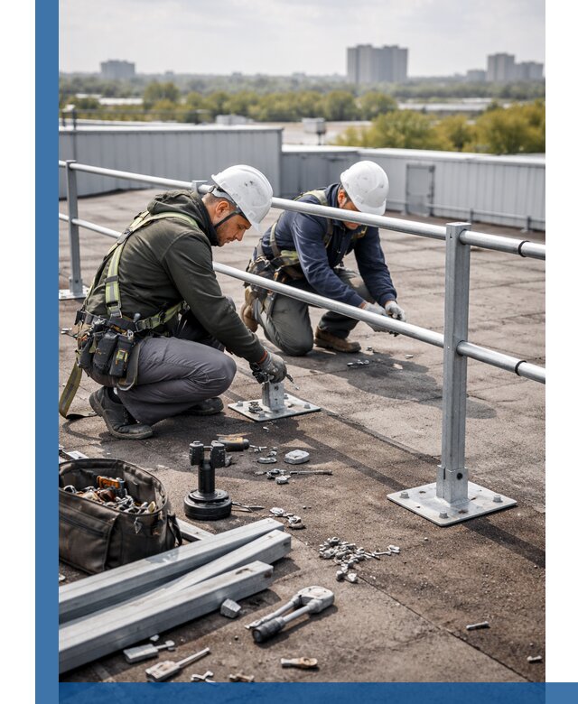 Монтаж кровельного ограждения в Петропавловске-Камчатском под ключ с гарантией