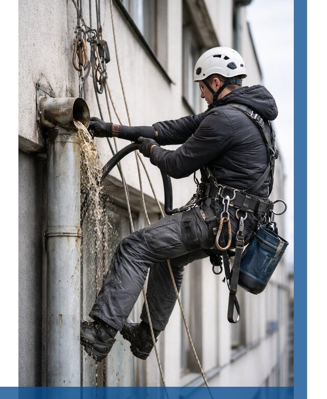 Прочистка водосточных труб в Петропавловске-Камчатском от 3626 р. | ВЫСОТНИК-Птк
