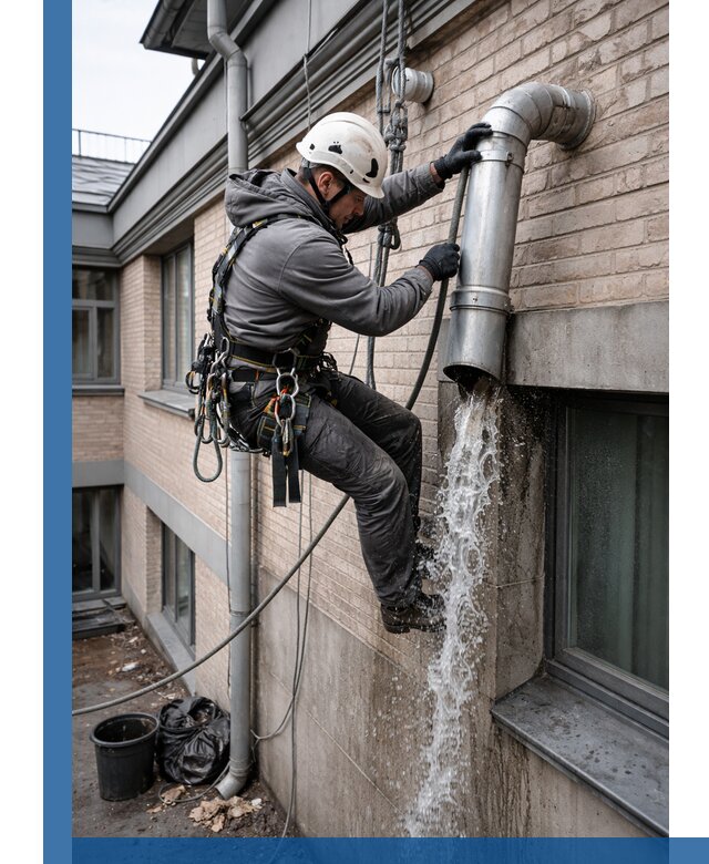 Профессиональная прочистка водосточных труб в Петропавловске-Камчатском с гарантией