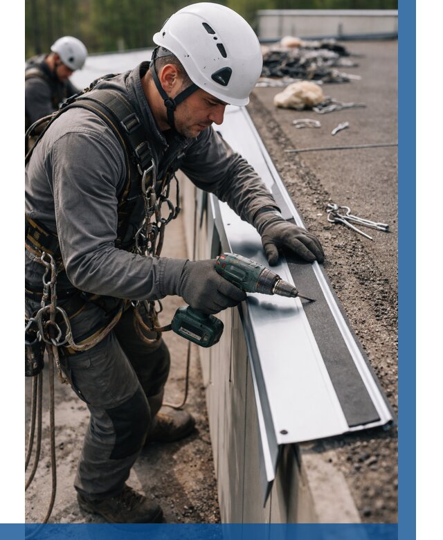 Монтаж капельника на кровле в Петропавловске-Камчатском от 311 р. | ВЫСОТНИК-Птк