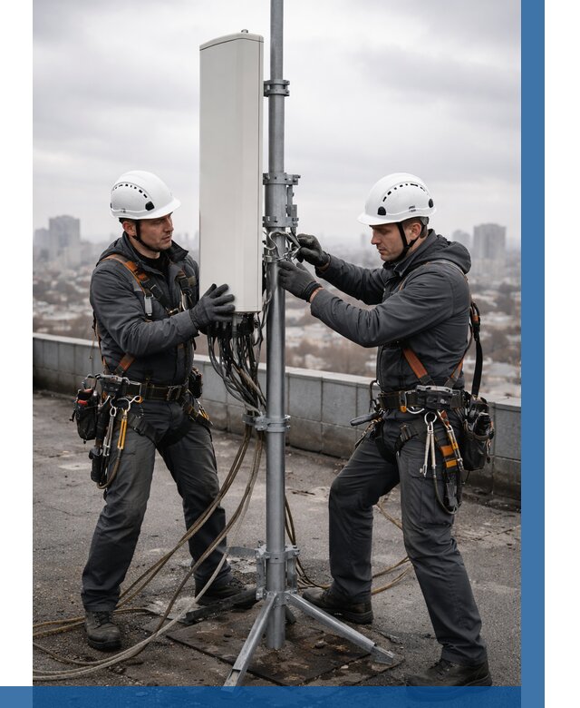 Монтаж антенн связи на крыше в Петропавловске-Камчатском от 8807 р. | ВЫСОТНИК-Птк