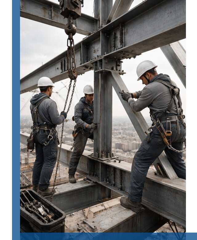 Профессиональный монтаж металлоконструкций на высоте в Петропавловске-Камчатском