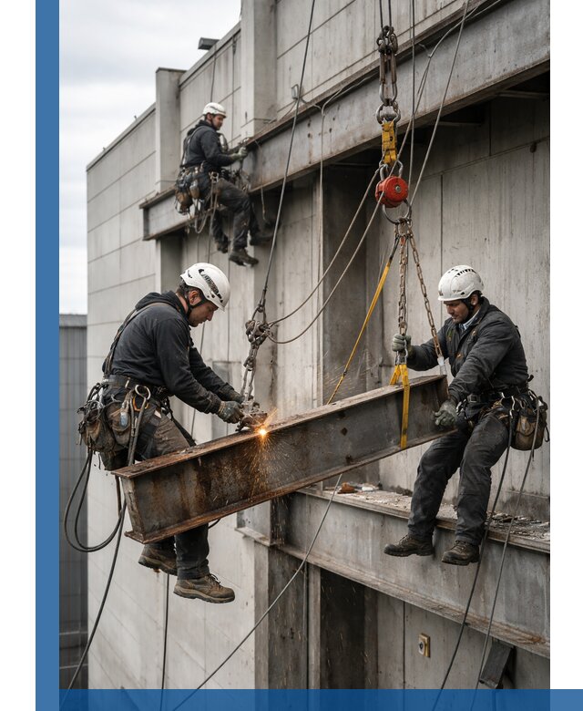 Демонтаж металлоконструкций на высоте в Петропавловске-Камчатском под ключ