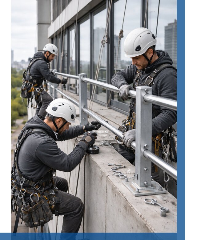 Монтаж ограждений на высоте в Петропавловске-Камчатском, от 1243 р. | ВЫСОТНИК-Птк
