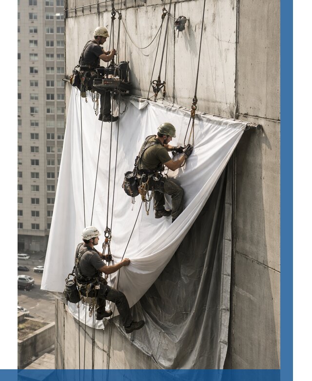 Замена баннерного полотна в Петропавловске-Камчатском от 6735 р. | ВЫСОТНИК-Птк—заказать