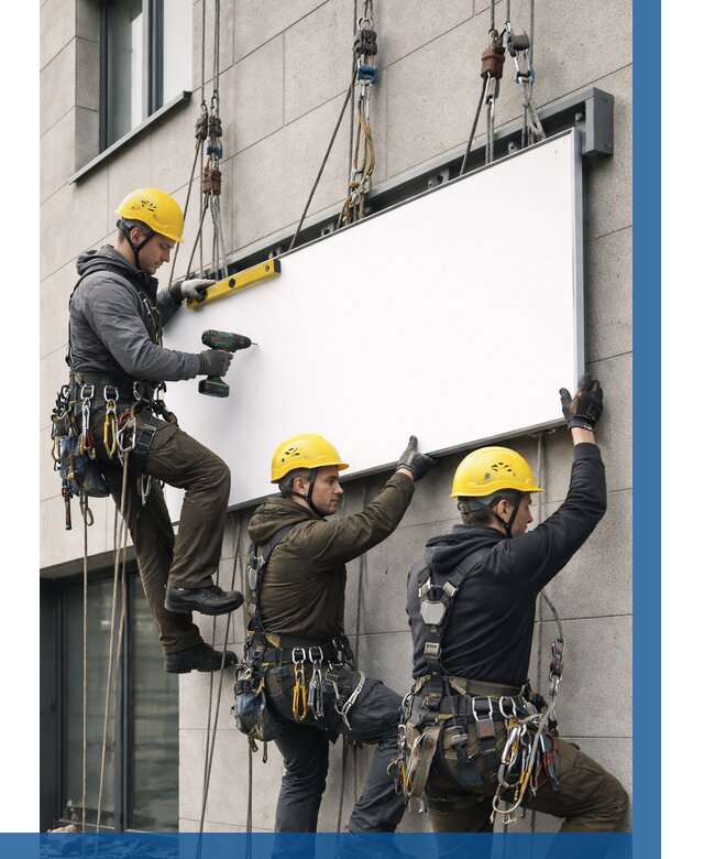 Монтаж рекламной вывески в Петропавловске-Камчатском от 8289 р. | ВЫСОТНИК-Птк