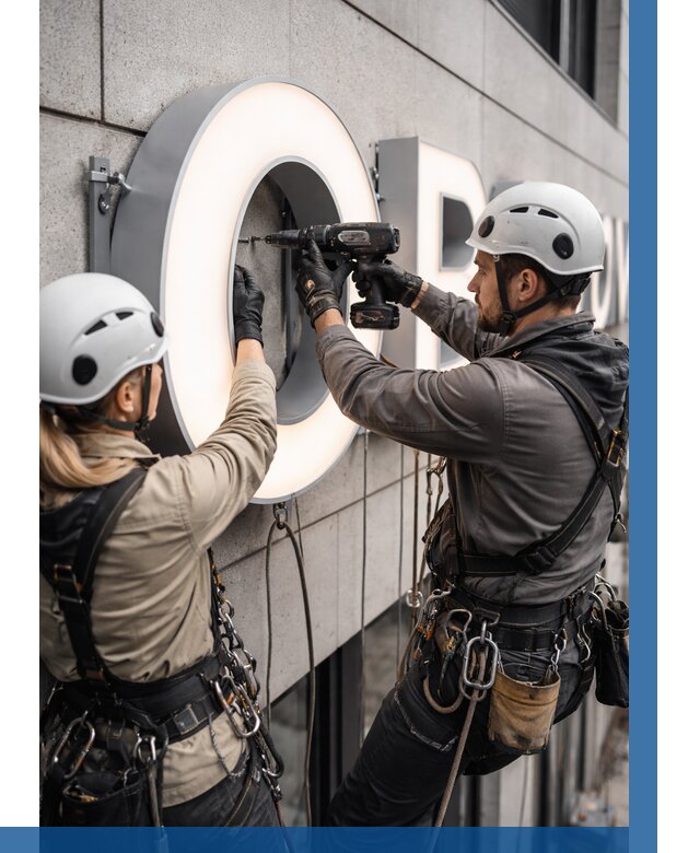 Монтаж световых букв в Петропавловске-Камчатском от 3108 р. под ключ ВЫСОТНИК-Птк