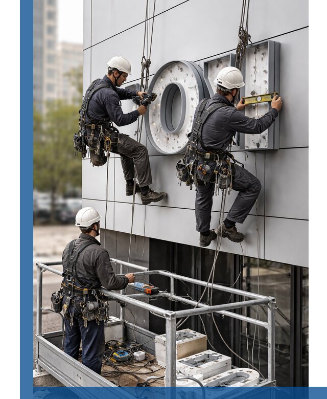 Профессиональный монтаж световых букв в Петропавловске-Камчатском под ключ