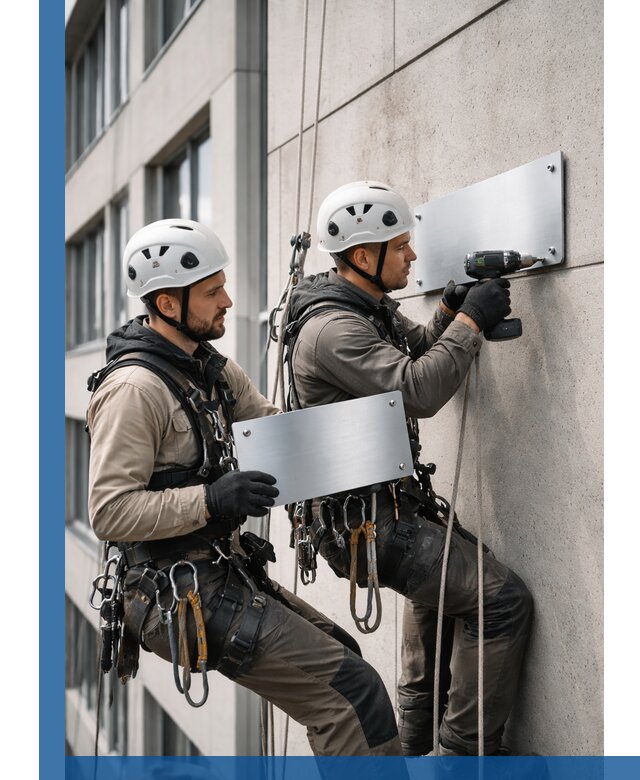 Монтаж табличек и указателей в Петропавловске-Камчатском для зданий и сооружений