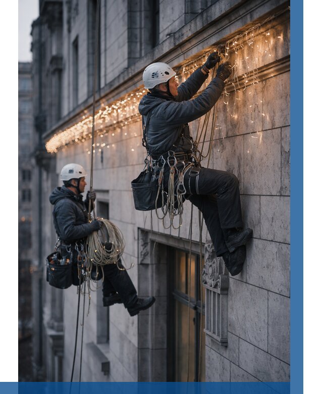 Монтаж новогодней иллюминации в Петропавловске-Камчатском от 8807 р. | ВЫСОТНИК-Птк
