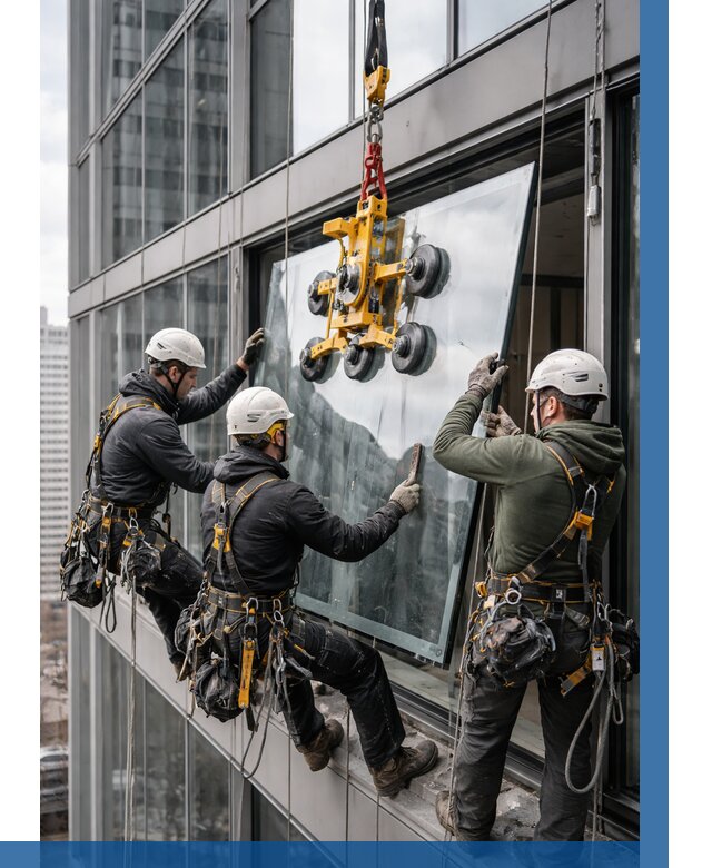 Фасадное остекление зданий под ключ в Петропавловске-Камчатском от 10361 р. | ВЫСОТНИК-Птк
