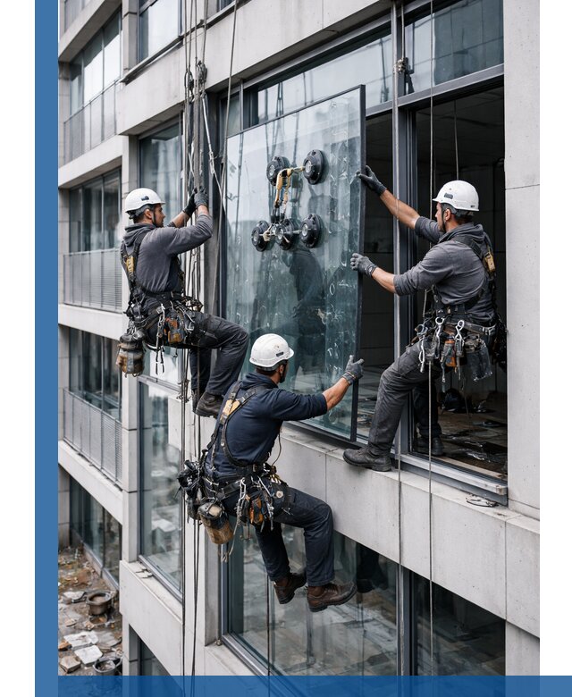 Фасадное остекление и монтаж витражей зданий в Петропавловске-Камчатском под ключ