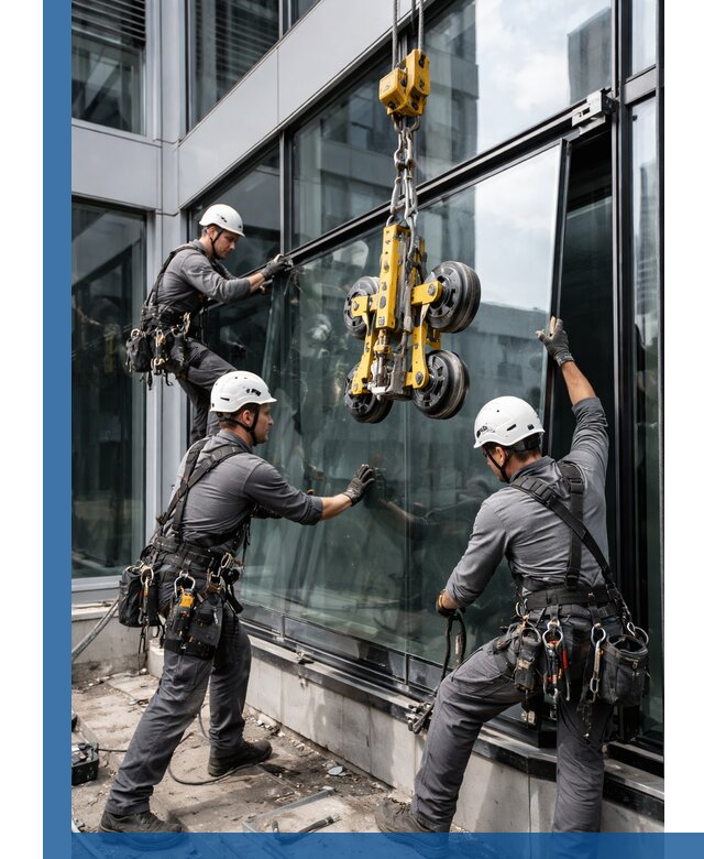 Структурное остекление фасадов в Петропавловске-Камчатском монтаж и обслуживание