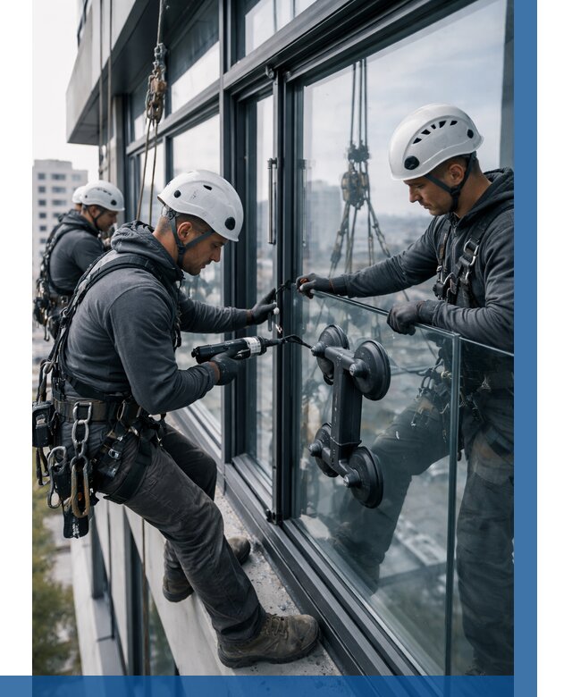 Витражное остекление зданий в Петропавловске-Камчатском от 3626 р. | ВЫСОТНИК-Птк