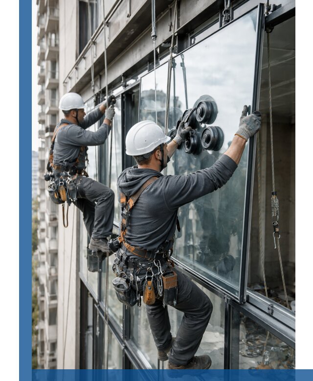 Витражное остекление фасадов и лоджий в Петропавловске-Камчатском под ключ