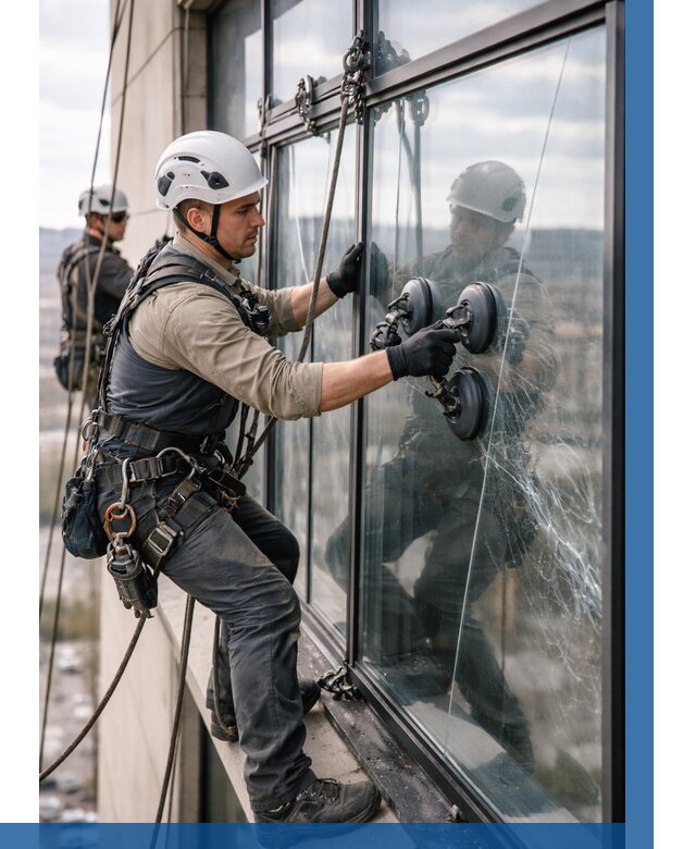 Замена стекла в витраже в Петропавловске-Камчатском под ключ от 8807 р. | ВЫСОТНИК-Птк