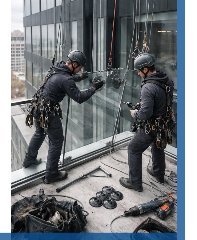 Монтаж стеклянных ограждений в Петропавловске-Камчатском от 2590 р. | ВЫСОТНИК-Птк