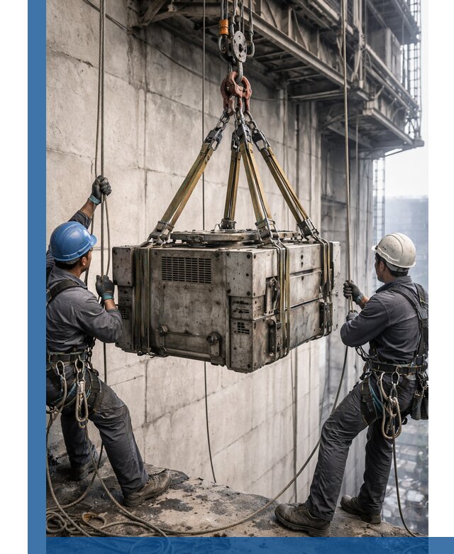 Такелажные работы на высоте, подъем и монтаж грузов в Петропавловске-Камчатском