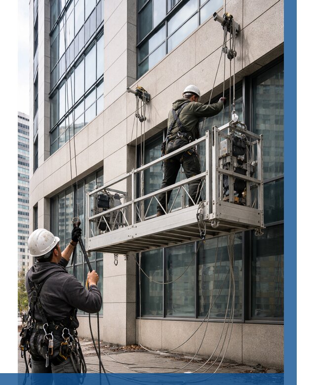 Монтаж и подъем фасадной люльки в Петропавловске-Камчатском от 12433 р. | ВЫСОТНИК-Птк