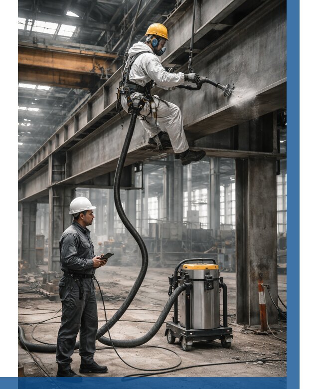 Обеспыливание конструкций в цехе в Петропавловске-Камчатском от 4352 р. | ВЫСОТНИК-Птк